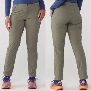 NEW REI Womens Trailmade Stretch Pants 14 Large NWT Stratus Gray Hiking Outdoors